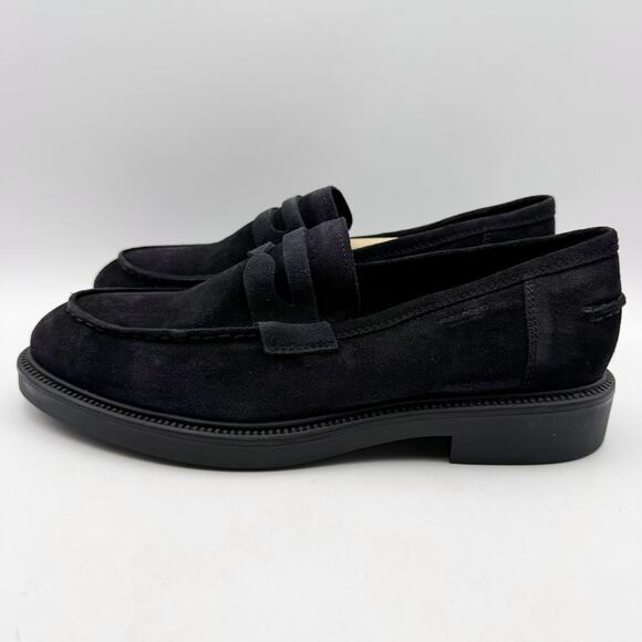 Vagabond Shoemakers Womens Alex Loafers EU Size 41 US 11 Black Suede NIB - Picture 7 of 11